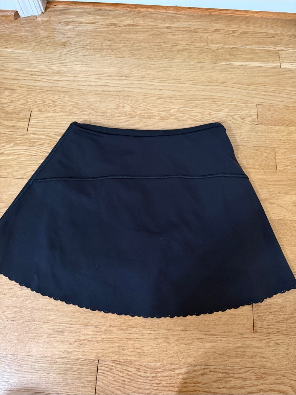 lululemon athletica Black Scallop-Edge Skirt